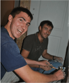 Mise en place des installations éléctriques (2)